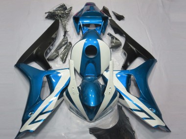 Achat Carénages Moto Honda CBR1000RR 2006-2007 - Bleu Blanc Noir Mat