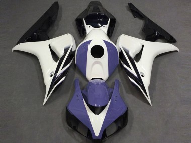 Achat Carénages Moto Honda CBR1000RR 2006-2007 - Blanc Bleu Noir Brillant