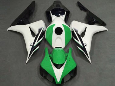 Achat Carénages Moto Honda CBR1000RR 2006-2007 - Blanc Vert Noir Brillant