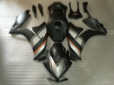 Achat Carénages Moto Honda CBR1000RR 2012-2016 - Argent Orange Noir Mat