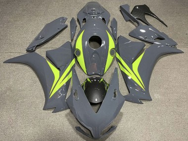 Achat Carénages Moto Honda CBR1000RR 2012-2016 - Nardo Gris Fluo Jaune Fibre de Carbone