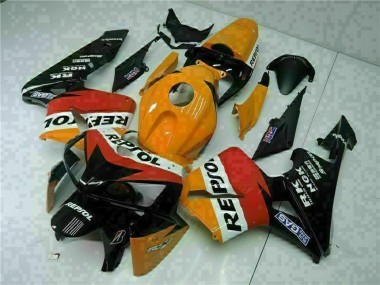 Achat Carénages Moto Honda CBR600RR 2005-2006 - Orange Blanc Rouge Noir Repsol