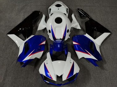 Achat Carénages Moto Honda CBR600RR 2013-2023 - Blanc Bleu Noir Brillant