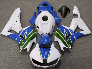 Achat Carénages Moto Honda CBR600RR 2013-2023 - Blanc Bleu Vert