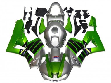 Achat Carénages Moto Honda CBR600RR 2013-2023 - Argent Vert Noir Brillant HRC