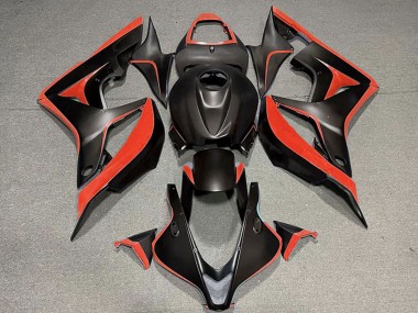 Achat Carénage Moto Honda CBR600RR 2007-2008 - Rouge Noir Mat
