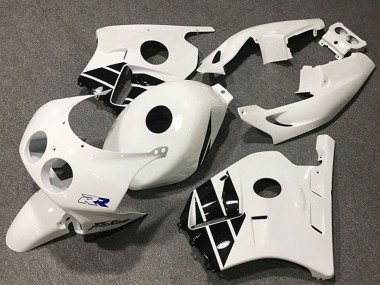 Achat Carénages Moto Honda CBR250RR 1990-1998 - Blanc Noir Brillant