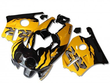 Achat Carénages Moto Honda CBR250RR 1990-1998 - Jaune Noir Brillant RR
