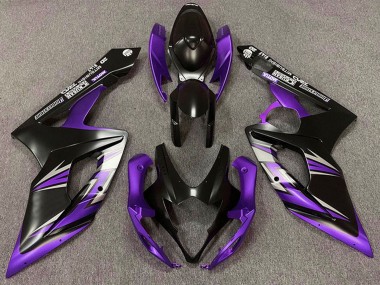 Achat Carénage Moto Suzuki GSXR 1000 2005-2006 - Noir Mat Violet