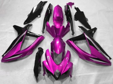 Achat Carénages Moto Suzuki GSXR 600 / GSXR 750 2008-2010 - Rose Noir Brillant