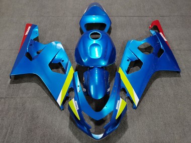 Achat Carénages Moto Suzuki GSXR 600 / GSXR 750 2004-2005 - Bleu Jaune Rouge
