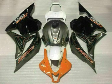 Achat Carénages Moto Honda CBR600RR 2009-2012 - Blanc Orange Noir Brillant