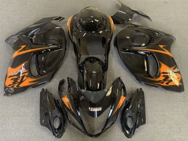 Achat Carénages Moto Suzuki GSXR 1300 2008-2020 - Noir Brillant Orange