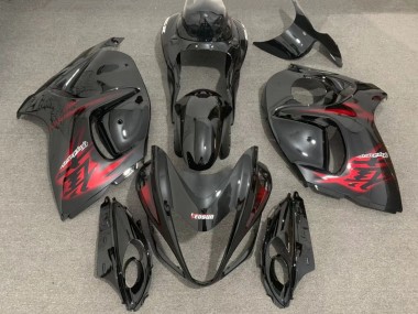 Achat Carénages Moto Suzuki GSXR 1300 2008-2020 - Noir Brillant Rouge