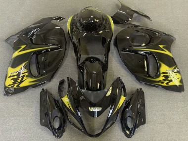 Achat Carénages Moto Suzuki GSXR 1300 2008-2020 - Noir Brillant Jaune