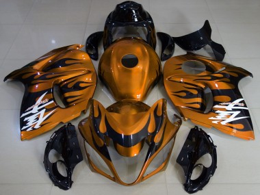 Achat Carénages Moto Suzuki GSXR 1300 2008-2020 - Orange Brillant Noir