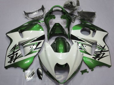 Achat Carénages Moto Suzuki GSXR 1300 1996-2007 - Blanc Brillant Vert