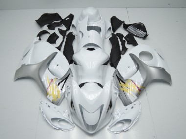 Achat Carénages Moto Suzuki GSXR 1300 2008-2020 - Blanc Argent Jaune