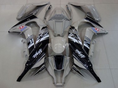 Achat Carénages Moto Kawasaki ZX10R 2011-2015 - Gris Blanc Noir