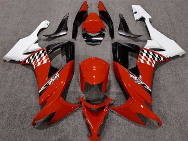 Achat Carénages Moto Kawasaki ZX10R 2008-2010 - Blanc Rouge Noir