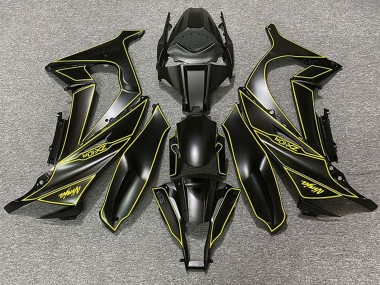 Achat Carénages Moto Kawasaki ZX10R 2011-2015 - Noir Mat Jaune Doubler