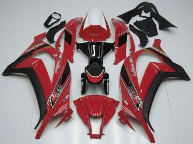 Achat Carénages Moto Kawasaki ZX10R 2011-2015 - Blanc Rouge Noir Brillant OEM Style