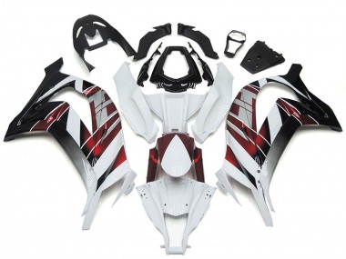 Achat Carénages Moto Kawasaki ZX10R 2016-2020 - Blanc Rouge Noir