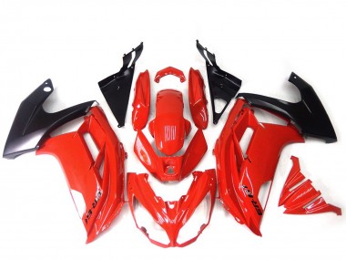 Achat Carénages Moto Kawasaki ER6F 2012-2014 - Rouge Noir Brillant
