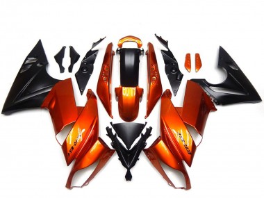Achat Carénages Moto Kawasaki Ninja 650R 2009-2011 - Orange Noir