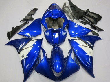 Achat Carénages Moto Yamaha R1 2012-2014 - Bleu Blanc