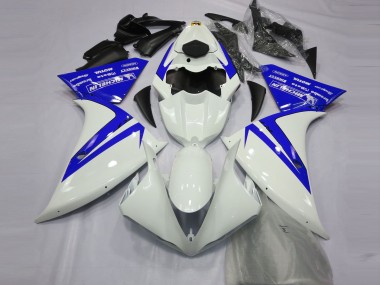 Achat Carénages Moto Yamaha R1 2012-2014 - Blanc Bleu
