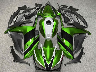 Achat Carénages Moto Yamaha R3 2015-2018 - Vert Blanc Noir Brillant