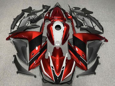 Achat Carénages Moto Yamaha R3 2015-2018 - Rouge Blanc Noir Brillant