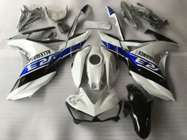 Achat Carénages Moto Yamaha R3 2015-2018 - Blanc Bleu Noir