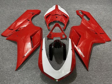 Achat Carénages Moto Ducati 1198 2007-2014 - Rouge Blanc Noir