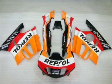 Achat Carénage Moto Honda CBR600 F3 1995-1996 - Orange Blanc Rouge Noir Brillant Repsol