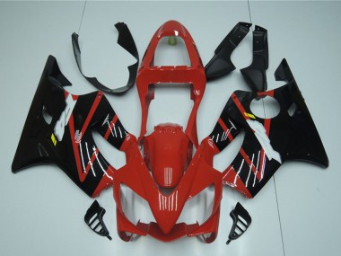Achat Kits Carénage Moto ABS Honda CBR600 F4i 2001-2003 - Rouge Noir Brillant