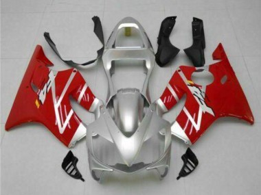 Achat Kits Carénages Moto Honda CBR600 F4i 2001-2003 - Argent Rouge