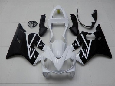 Achat Kits Carénage Moto Honda CBR600 F4i 2001-2003 - Blanc Noir Brillant