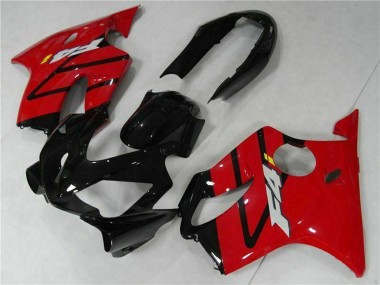 Achat Kits Carénage Moto ABS Honda CBR600 F4i 2004-2007 - Rouge Noir Brillant