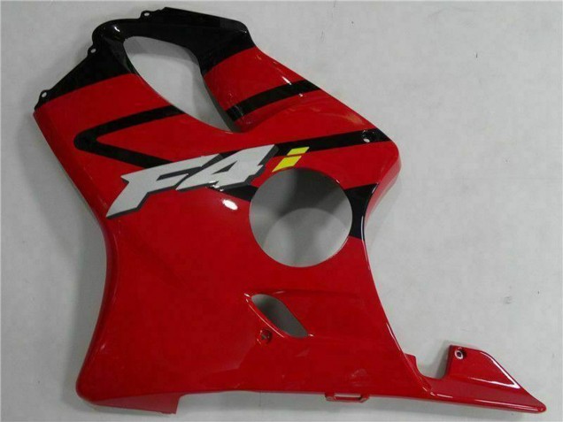 Kits Carénage Moto ABS Honda CBR600 F4i 2004-2007 - Rouge Noir Brillant