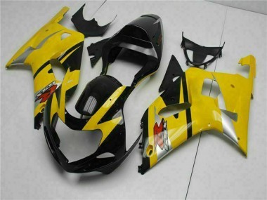 Achat Carénages Moto Suzuki GSXR 600/750 2001-2003 - Jaune Noir