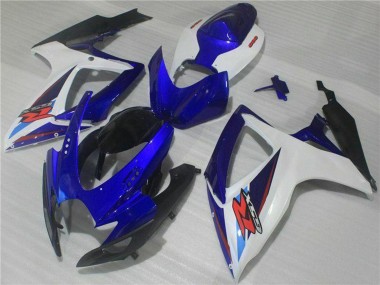 Achat Carénages Moto Suzuki GSXR 600/750 2006-2007 - Blanc Bleu Noir Rouge
