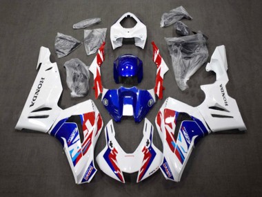 Achat Kits Carénage Moto Honda CBR1000RR-R 2020-2023 - Blanc Rouge Bleu HRC