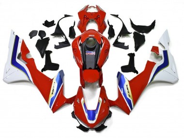 Achat Carénage Moto Honda CBR1000RR-R 2020-2023 - Blanc Rouge Bleu HRC