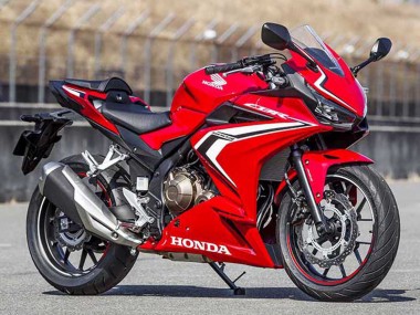 Achat Carénages Moto Honda CBR400R 2022 - Rouge Blanc Noir Brillant Bande