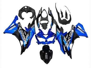 Achat Carénages Moto Kawasaki ZX25R ZX-25R 2019-2025 - Bleu Blanc Noir Mat