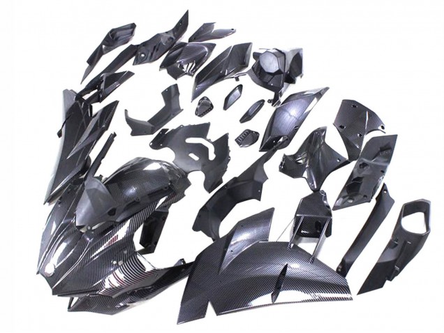 Carénages Moto Kawasaki Ninja H2 2015-2022 - Noir Fibre de Carbone