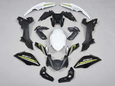 Achat Carénages Moto Kawasaki Ninja Z650 2017-2019 - Noir Blanc Jaune