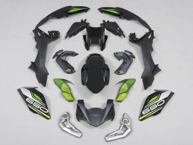 Achat Carénages Moto Kawasaki Ninja Z650 2017-2019 - Noir Vert Argent